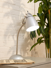 Load image into Gallery viewer, Vintage Mid-Century Modern Gooseneck Desk Lamp with Metal Cone Shade
