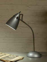 Load image into Gallery viewer, Vintage Mid-Century Modern Gooseneck Desk Lamp with Metal Cone Shade
