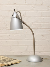 Load image into Gallery viewer, Vintage Mid-Century Modern Gooseneck Desk Lamp with Metal Cone Shade
