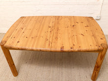 Load image into Gallery viewer, Vintage Rainer Daumiller Pine Dining Table

