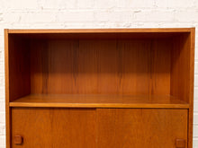 Load image into Gallery viewer, Vintage Danish Modern Teak Wall Unit - Secretary Cabinet
