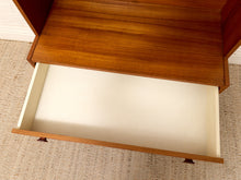 Load image into Gallery viewer, Vintage Danish Modern Teak Wall Unit - Secretary Cabinet
