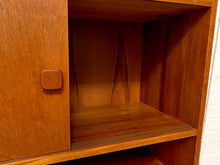 Load image into Gallery viewer, Vintage Danish Modern Teak Wall Unit - Secretary Cabinet
