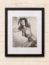 Load image into Gallery viewer, Vintage Betty Page Black and White Pin-Up Photograph #2
