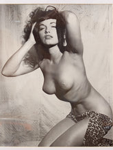 Load image into Gallery viewer, Vintage Betty Page Black and White Pin-Up Photograph #2
