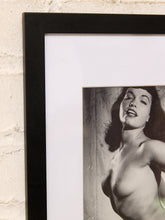 Load image into Gallery viewer, Vintage Betty Page Black and White Pin-Up Photograph #3
