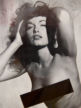 Load image into Gallery viewer, Betty Page “Raw &amp; Exposed” Framed Pin-Up Art Print
