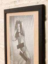 Load image into Gallery viewer, Betty Page “Raw &amp; Exposed” Framed Pin-Up Art Print
