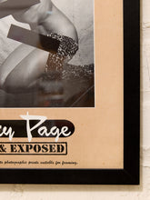 Load image into Gallery viewer, Betty Page “Raw &amp; Exposed” Framed Pin-Up Art Print
