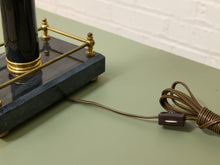 Load image into Gallery viewer, Vintage Brass and Black Adjustable Banker’s Desk Lamp
