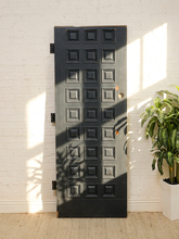 Load image into Gallery viewer, Vintage Black Mid Century Door
