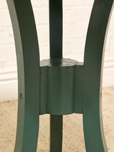 Load image into Gallery viewer, Vintage 1970s Scalloped Round Side Table in Forest Green
