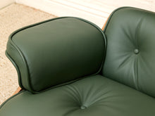 Load image into Gallery viewer, Leather Iconic Lounge Chair and Ottoman

