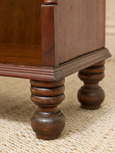 Load image into Gallery viewer, Antique Wood Bookshelf with Drawer
