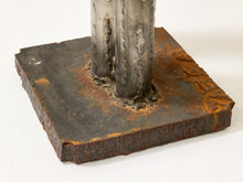 Load image into Gallery viewer, Brutalist Welded Steel Pipe Floor Sculpture
