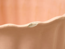 Load image into Gallery viewer, Vintage Blush Pink Scalloped Ceramic Planter
