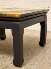 Load image into Gallery viewer, Vintage Marbled Abstract Square Side Table
