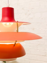 Load image into Gallery viewer, Modern Red Sculptural Pendant Light
