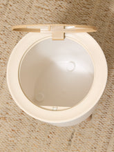 Load image into Gallery viewer, Modern White Trash Can with Wood Lid &amp; Legs
