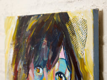 Load image into Gallery viewer, Golden-Eyed Woman Portrait Painting by Jean Bradley
