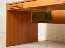 Load image into Gallery viewer, Image 22 of 22: Vintage Danish Modern Teak Desk with Two Drawers

