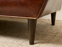 Load image into Gallery viewer, Image 13 of 13: Modern Cognac Brown Tufted Leather Sofa
