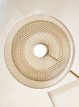 Load image into Gallery viewer, Image 23 of 23: Vintage Mid-Century Modern Arc Floor Lamp with Chrome Dome Shade
