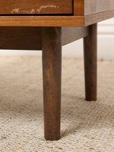 Load image into Gallery viewer, Image 14 of 16: Vintage Mid-Century Modern Walnut Two-Drawer Nightstand
