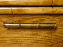Load image into Gallery viewer, Image 15 of 21: Pair of Vintage Honey Oak Bamboo-Style Nightstands
