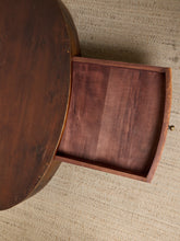 Load image into Gallery viewer, Image 15 of 16: Vintage Mid-Century Modern Oval Wood Coffee Table with Drawer
