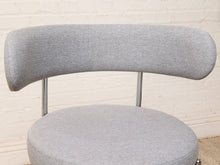 Load image into Gallery viewer, Image 11 of 18: Pair of Modern Upholstered Chrome Bar Stools
