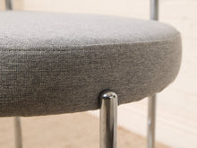 Load image into Gallery viewer, Image 16 of 18: Pair of Modern Upholstered Chrome Bar Stools
