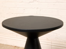 Load image into Gallery viewer, Image 9 of 14: Modern Black Sculptural Cone Pedestal Side Table
