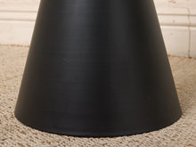 Load image into Gallery viewer, Image 13 of 14: Modern Black Sculptural Cone Pedestal Side Table
