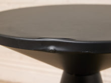 Load image into Gallery viewer, Image 14 of 14: Modern Black Sculptural Cone Pedestal Side Table
