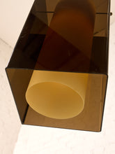 Load image into Gallery viewer, Image 20 of 24: Vintage Smoked Acrylic Geometric Pendant Light
