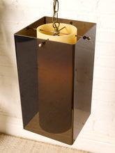 Load image into Gallery viewer, Image 23 of 24: Vintage Smoked Acrylic Geometric Pendant Light
