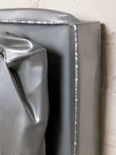 Load image into Gallery viewer, Image 10 of 13: Vintage Silver Crushed Metal Wall Sculpture
