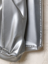 Load image into Gallery viewer, Image 11 of 13: Vintage Silver Crushed Metal Wall Sculpture
