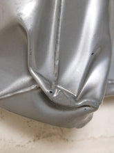 Load image into Gallery viewer, Image 12 of 13: Vintage Silver Crushed Metal Wall Sculpture
