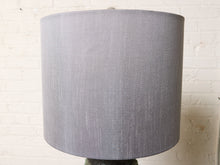 Load image into Gallery viewer, Image 10 of 17: Vintage Textured Sage Green &amp; Charcoal Brown Table Lamp
