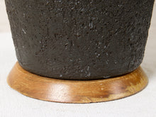 Load image into Gallery viewer, Image 16 of 17: Vintage Textured Sage Green &amp; Charcoal Brown Table Lamp
