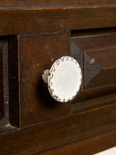 Load image into Gallery viewer, Image 16 of 25: Vintage Dark Wood Étagère Bookshelf with Drawers and Cabinet
