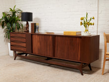 Load image into Gallery viewer, Margo 90” Walnut Credenza
