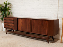 Load image into Gallery viewer, Margo 90” Walnut Credenza
