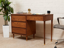 Load image into Gallery viewer, Oak 4 Drawer Desk
