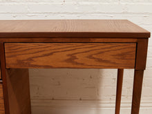 Load image into Gallery viewer, Oak 4 Drawer Desk
