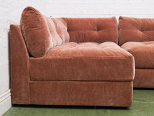 Load image into Gallery viewer, Prima Armless Corner Sofa in Ginger
