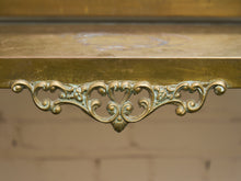 Load image into Gallery viewer, Neoclassical Brass Hall Tree Mirror, Coat Hanger and Console Table
