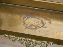 Load image into Gallery viewer, Neoclassical Brass Hall Tree Mirror, Coat Hanger and Console Table
